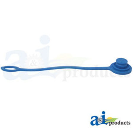 A & I Products Blue Dust Plug, 1/2"  6" x6" x4" A-5205-4M-BU-P
